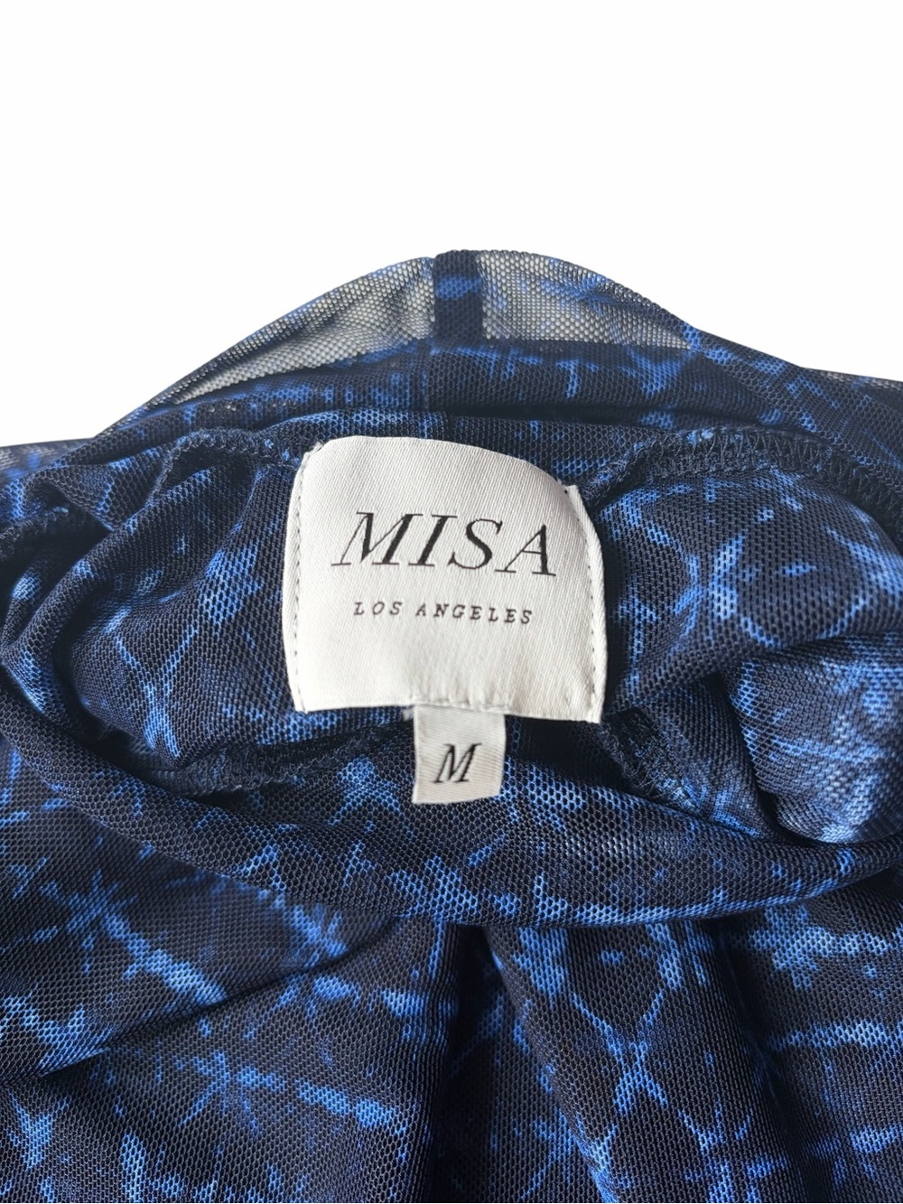 Misa Los Angeles Nadja Turtleneck Mesh Top-Size Medium NWOT - Picture 6 of 11